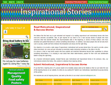 Tablet Screenshot of inspirationalstories.motivationalposters1.com